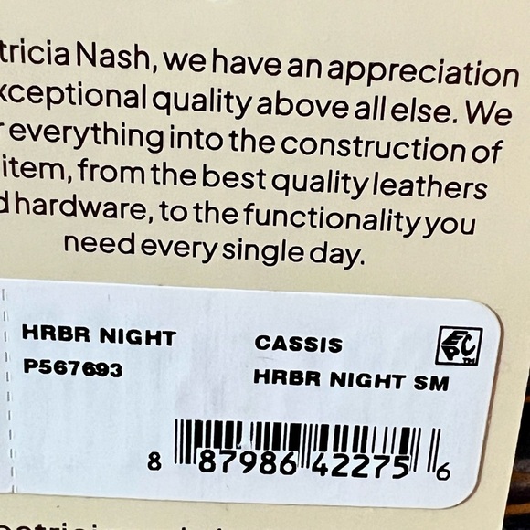 NWT Patricia Nash Cassis Leather Harbor Night ID Wallet - Picture 5 of 5